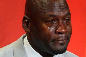 Create meme: michael jordan crying, michael jordan crying, crying black man