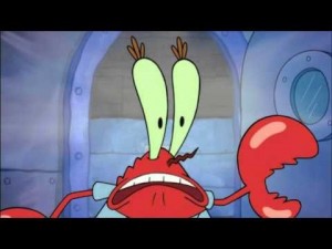 Create meme: spongebob, mr krabs, squidward