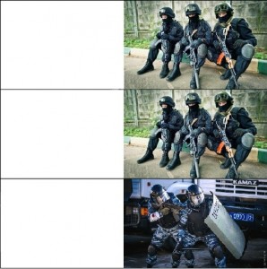 Create meme: with the day of the riot, spetsnaz OMON, the special force OMON SOBR