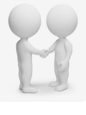 Create meme: little men shake hands for a presentation, white men, the little men shake hands