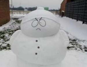 Create meme: snowman original photos, snow figures snowman, fierce snowmen