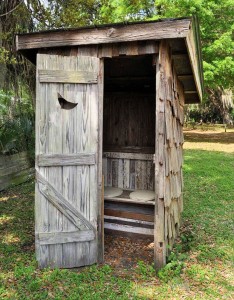 Create meme: country toilet, rustic bathroom, outside WC