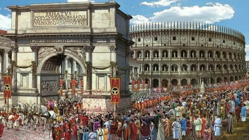 Создать мем: древний рим: расцвет и падение империи, триумф в риме, падение римской империи