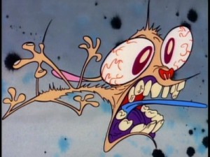 Create meme: courage the cowardly dog, cartoon, show Ren and Stimpy