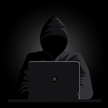 Создать мем: черный хакер, хакер в капюшоне без лица с ноутбуком, хакер в капюшоне