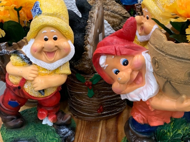 Create meme: the dwarf gardener, garden figure gnome, gnomes for the garden