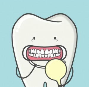 Create meme: teeth, cartoon, healthy teeth