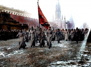 Создать мем: парад 7 ноября 1927 года в москве, на красной площади, парад советских войск на красной площади в москве