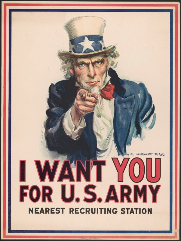 Create meme: James Montgomery Flagg Uncle Sam, American posters, poster uncle Sam