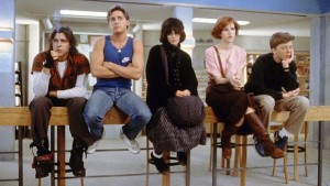 Создать мем: клуб завтрак герои, the breakfast club 1985, клуб завтрак фильм 1985 постер