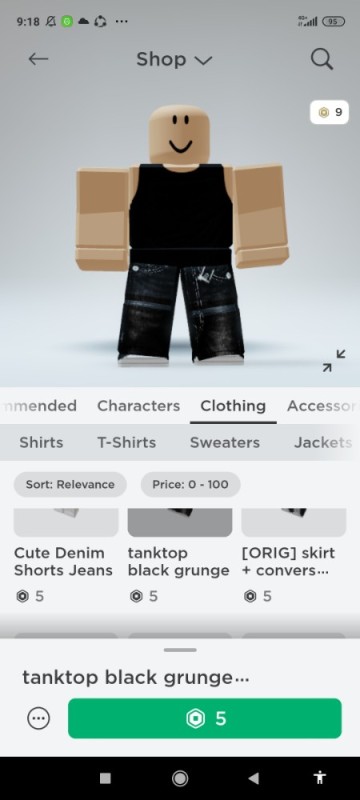 Create meme: roblox , clothes in roblox, the get