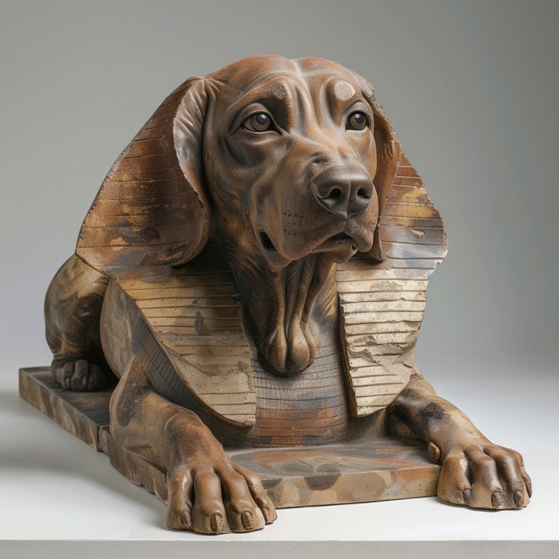 Создать мем: скульптура собака бронза delabrierre, собака скульптура, спаниель скульптура
