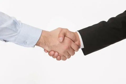 Create meme: meme handshake, business handshake, people's handshake