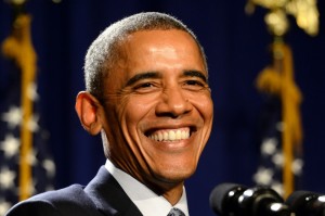 Create meme: Barack Hussein Obama, Obama laughs, Barack Obama