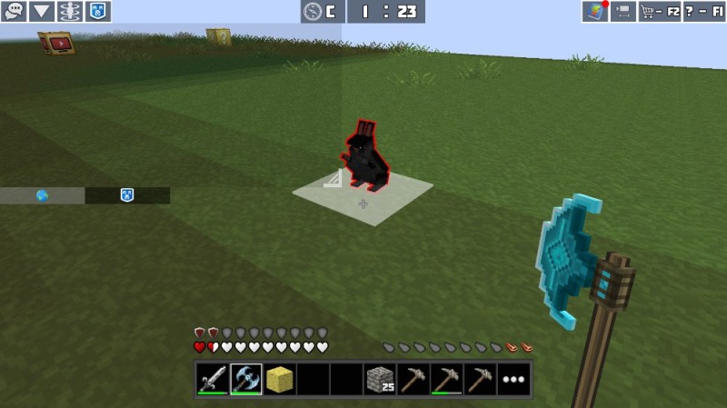 Create meme: screenshot , minecraft team, minecraft PE