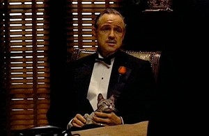 Создать мем: godfather cat, Вито Корлеоне, дон корлеоне обои