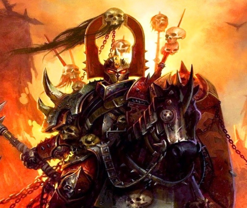 Create meme: warhammer 40,000 chaos, champions of khorne warhammer fantasy, Chaos warrior warhammer fantasy