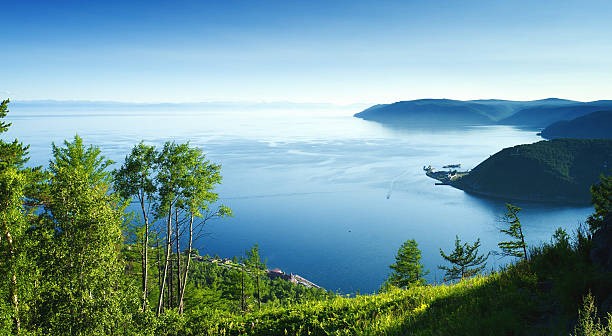 Create meme: Lake Baikal (Irkutsk region, Irkutsk), baikal olkhon island, listvyanka angara Baikal