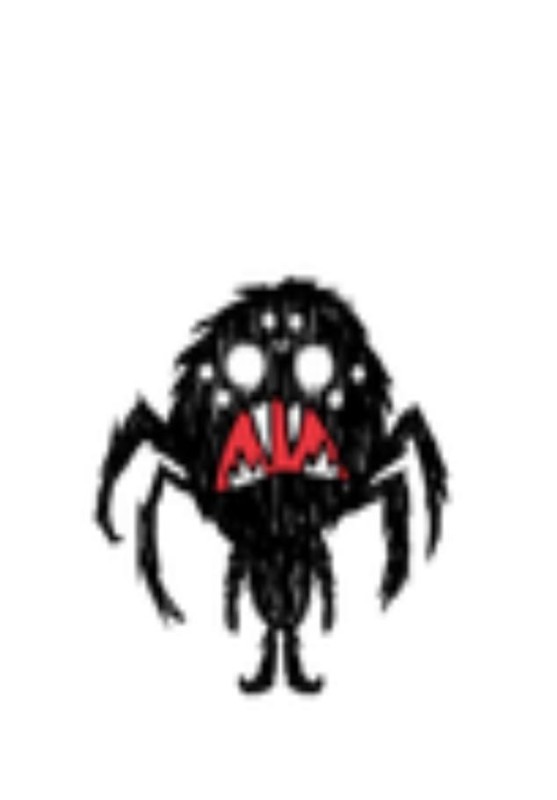 Create meme: The spider queen from dontstarv, the spider from dontstarv, don't starve spider webber