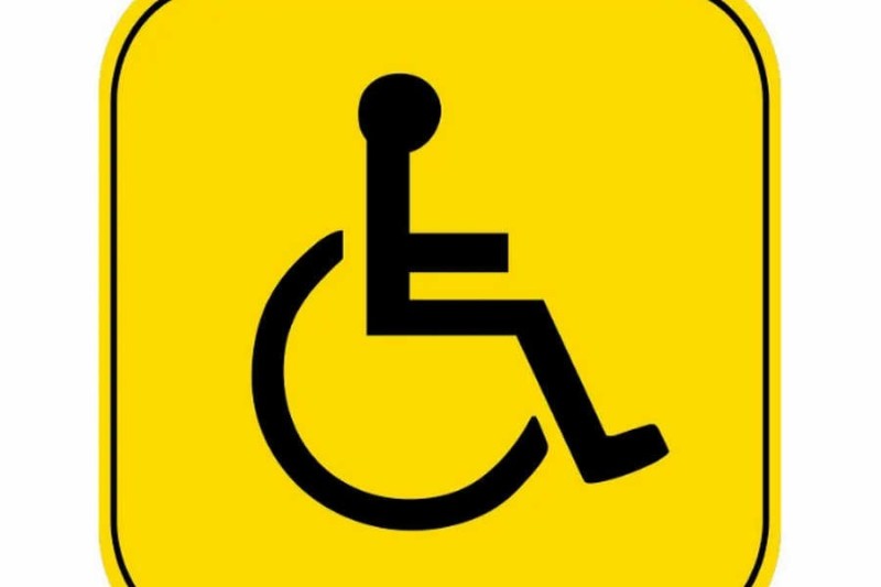 Create meme: disabled person's sign on the car, invalid sign of the new model, a sign for the disabled