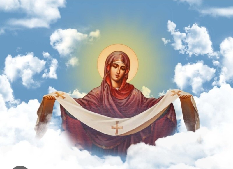 Создать мем: пресвятая богородица открытки, пресвятая богородица праздник, богородица покрова