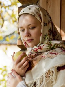 Create meme: a married woman, the harmonious woman, Russian headdress