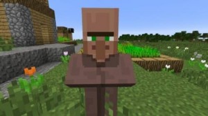 Create meme: minecraft villager, a resident from minecraft, resident minecraft