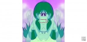 Создать мем: стивен юниверс алмаз изумруд, зелёный алмаз вселенная стивена, вселенная стивена chicin licin