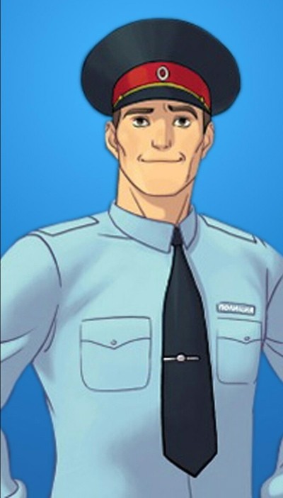Create meme: COP , drawing of a policeman, drawing of a policeman
