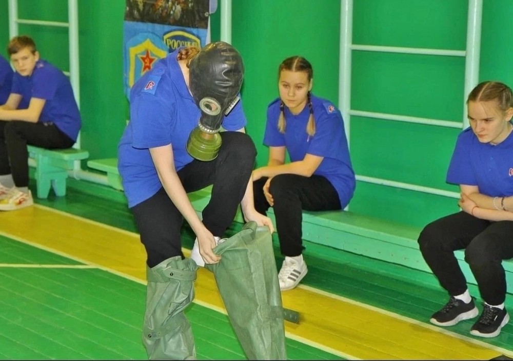 Create meme: military sports game, student , an employee of the Ministry of Emergency Situations