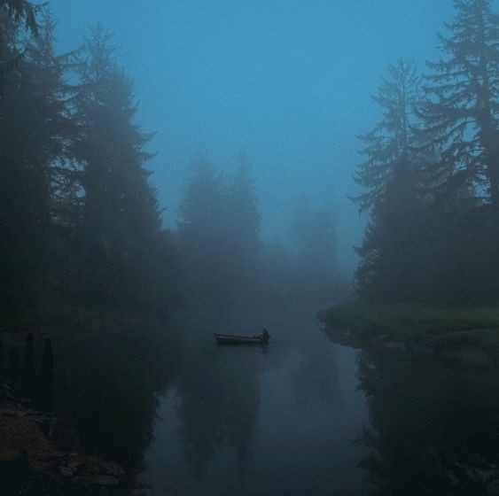 Create meme: landscape lake, landscape fog, nature fog