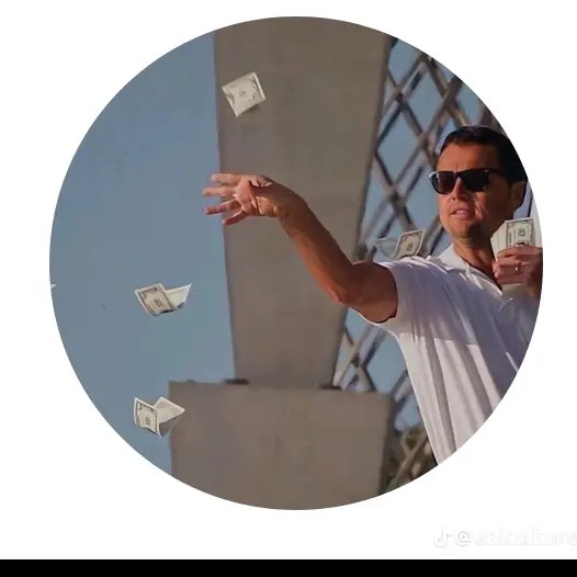 Create meme: the wolf of wall street the money, leonardo dicaprio, the wolf of wall street