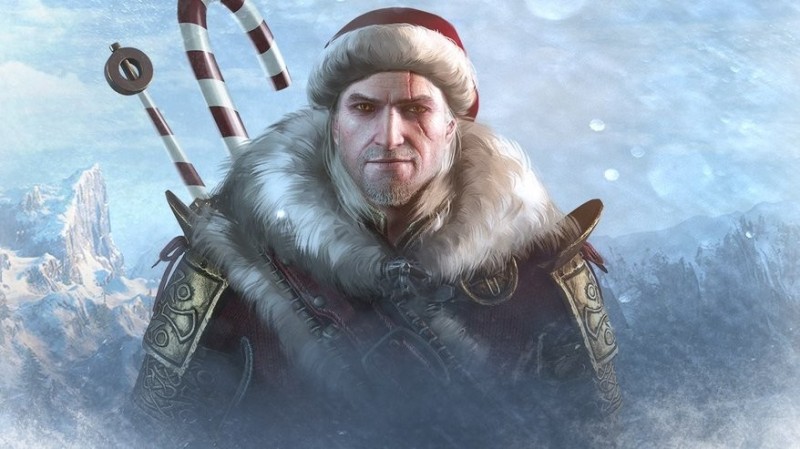 Create meme: The Witcher 3: Wild Hunt, The Witcher 3 Wild Hunt Game of the Year, The Witcher Happy New Year