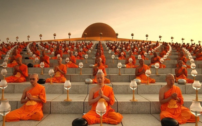 Create meme: Wat Phra Dhammakaya Temple thailand, Buddhist, Theravada Buddhist monk