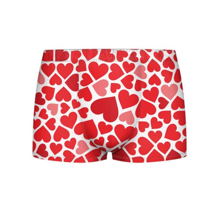 Create meme: underpants with hearts for men, men's printed underpants, men's underpants 3