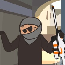 Создать мем: мальчик, cs go cartoon, авапер