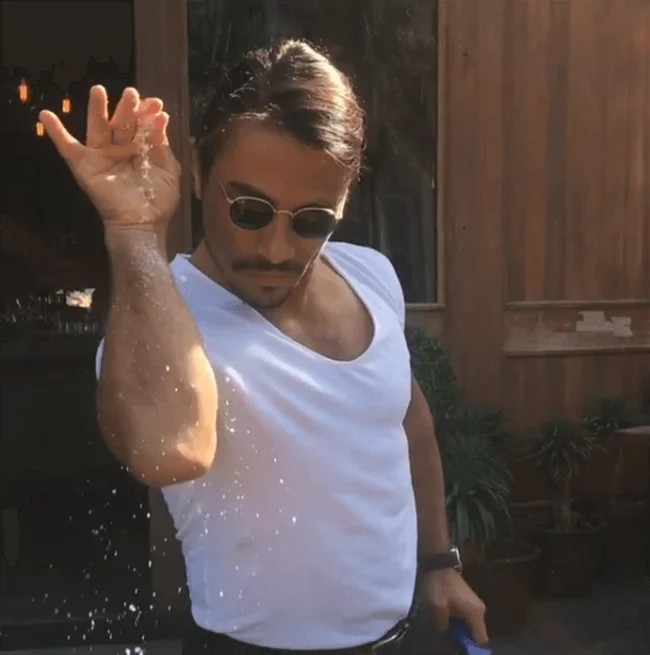 Create meme: nusret, salt bae, nusret gokce