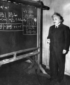 Create meme: Einstein's theory, chalk Board, albert Einstein