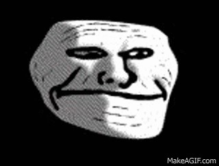 Создать мем: улыбающийся троллфейс, trollface, грустный троллфейс