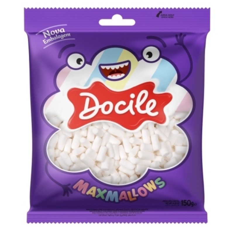 Create meme: Marshmallow docile maxmallows, Maxmallows Marshmallow mini, marshmallow docile maxmallows mini vanilla 150 g