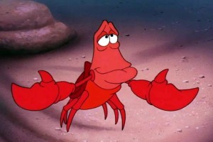 Create meme: the crab Sebastian