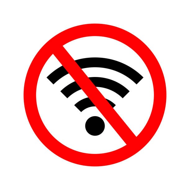 Создать мем: значок wifi, запрет знак, запрещающие знаки