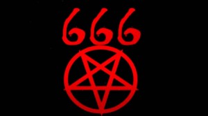 Создать мем: сатана, 666 Satan, знаки сатанистов