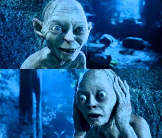 Create meme: the Lord of the rings Gollum, the Lord of the rings Gollum, Gollum from Lord of the rings