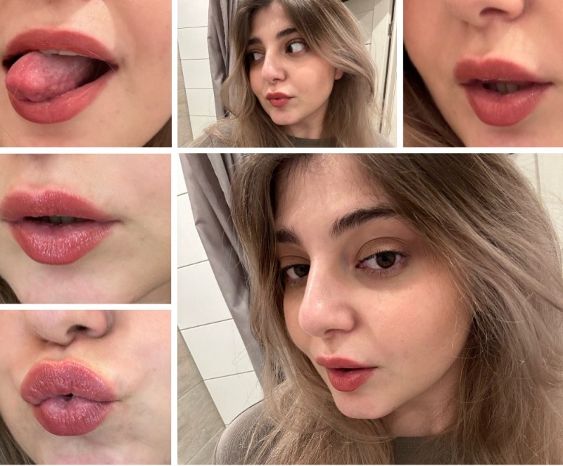 Create meme: lips are plump, lips lips, made lips