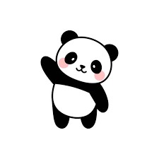 Создать мем: panda, милая панда, панда рисунок