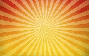 Create meme: stripes background from the center, sunburst, yellow background with orange rays