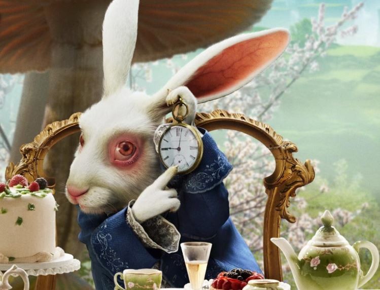Создать мем: алиса в стране чудес кролик с часами, заяц алиса в стране чудес, алиса в стране чудес белый кролик