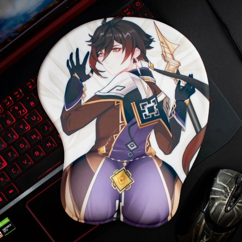 Create meme: genshin zhong Li mouse pad, jun lee genshin impact, genshin impact memes