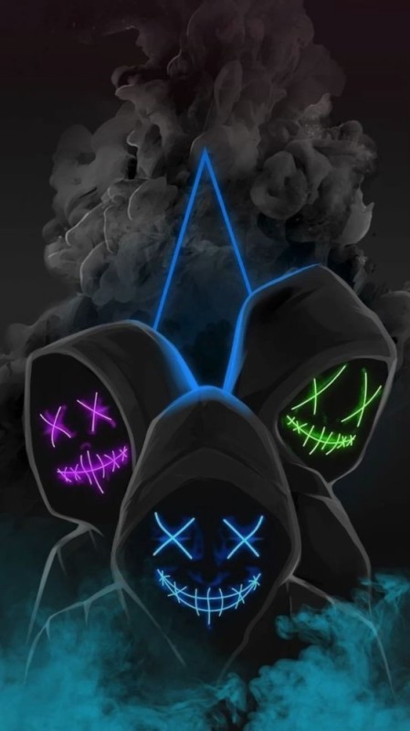 Create meme: neon mask, cool wallpapers for boys neon, stitch neon